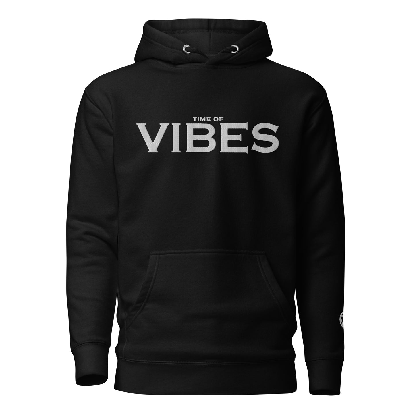TIME OF VIBES - Classic Hoodie VIBES (Black/White) - €69.00