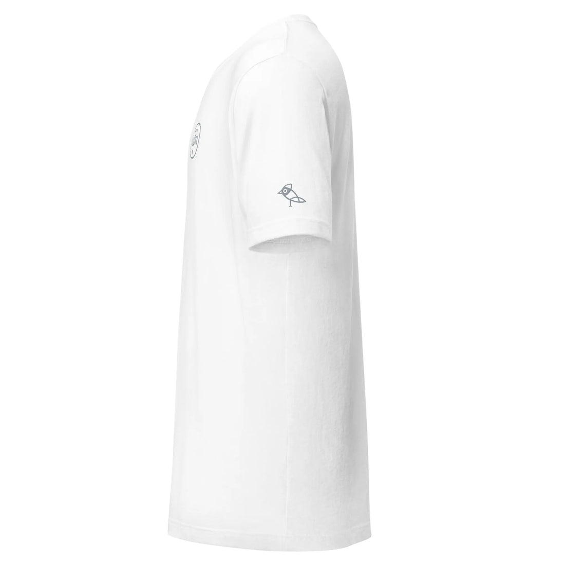 Unisex-T-Shirt Bestickt LÜN (Weiß)